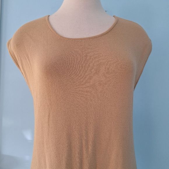 The Drop Laila Power Shoulder Twist Back Sweater Knit Dress XL Churds/Whey NWT - Picture 10 of 13